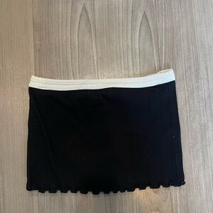 Forever 21 Black and White Skirt
